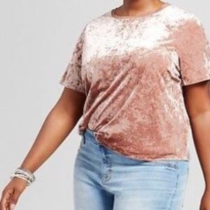 Ava and Viv velvet shirt